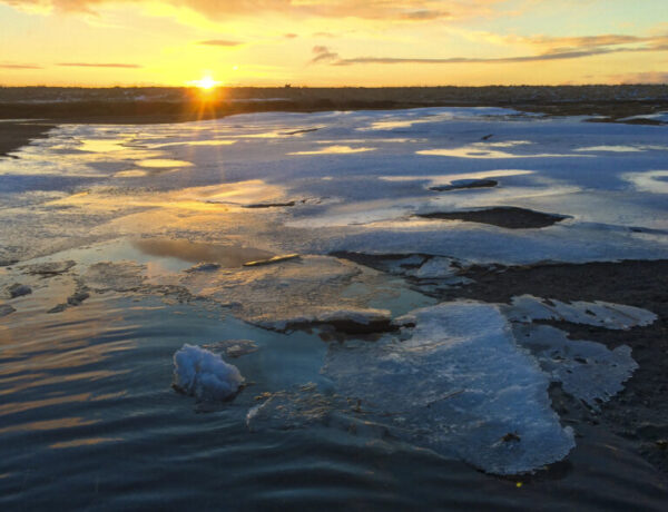 Alaska, Kodiak, photographer, photography, landscape, iPhone photo, picture, photo, camera, sunrise, ice, river, winter